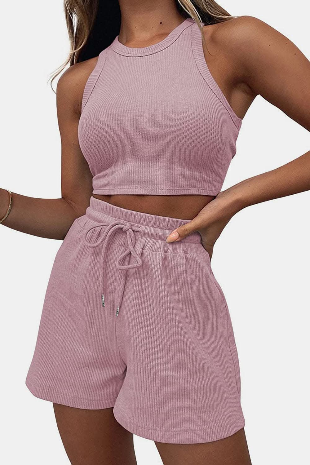 Stylish Top & Shorts Set - Love Salve